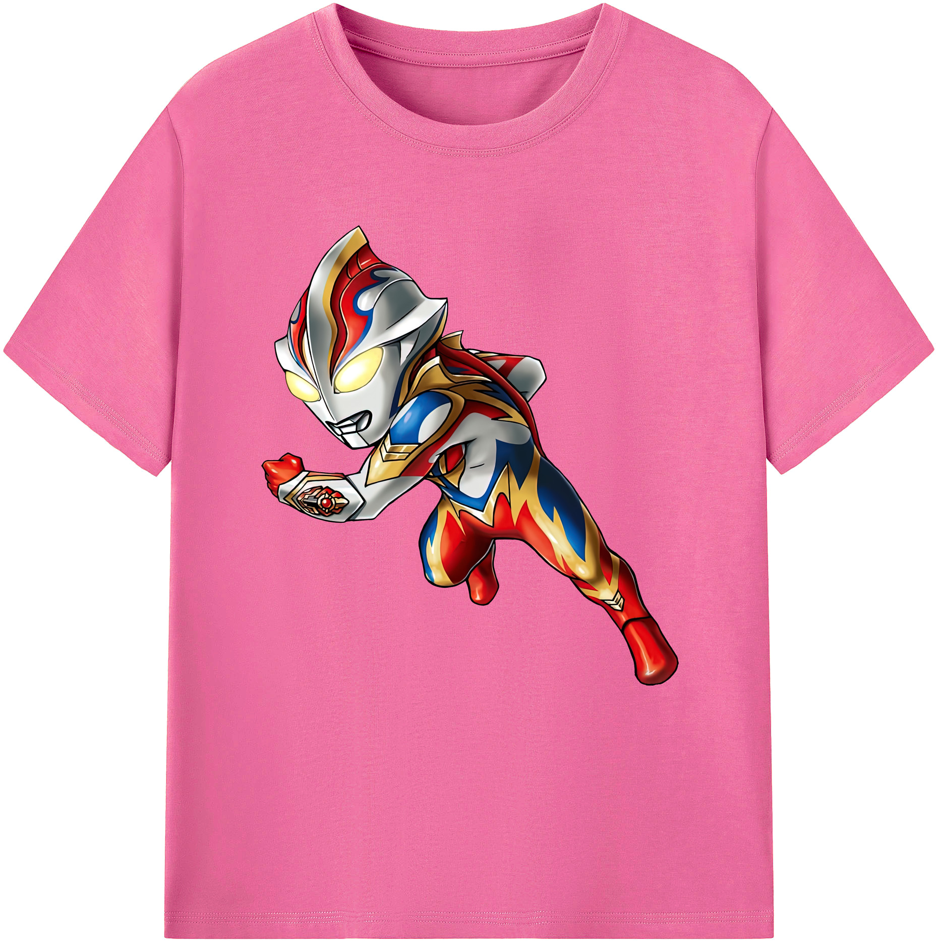 （画像用） ウルトラマン Ultraman レディースカジュアルプリントTシャツ（綿100％）